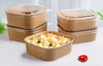 Square Paper Salad Bowl